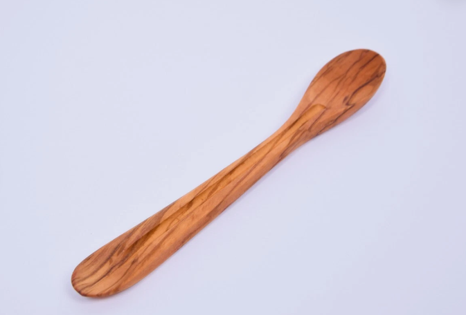 Wooden Spoon 9.84" Long - Multipurpose Traditional Olive Wood Spoon - Handmade