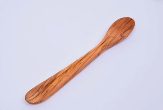 Wooden Spoon 9.84" Long - Multipurpose Traditional Olive Wood Spoon - Handmade